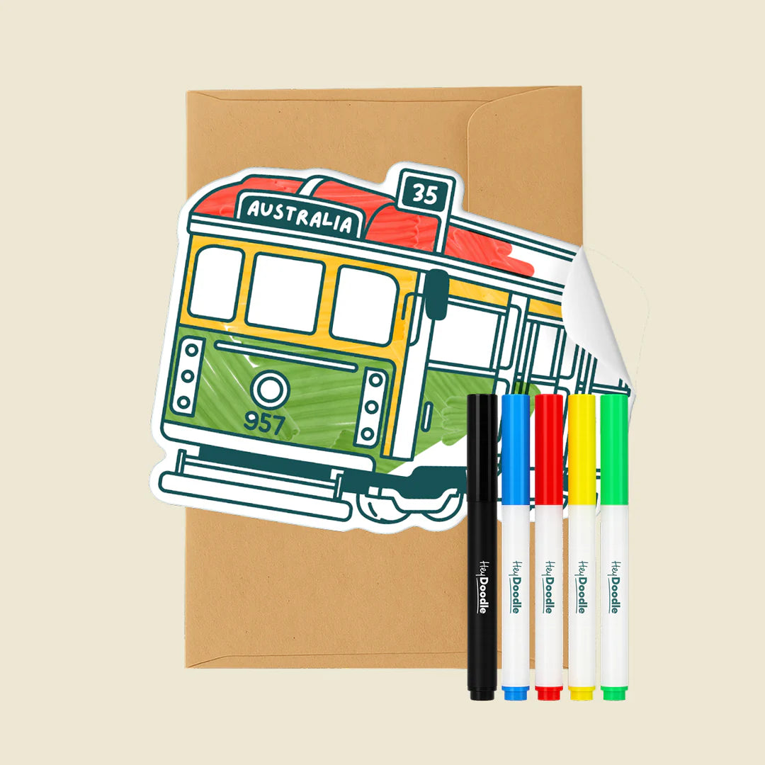 City Tram - Forever Greeting Card