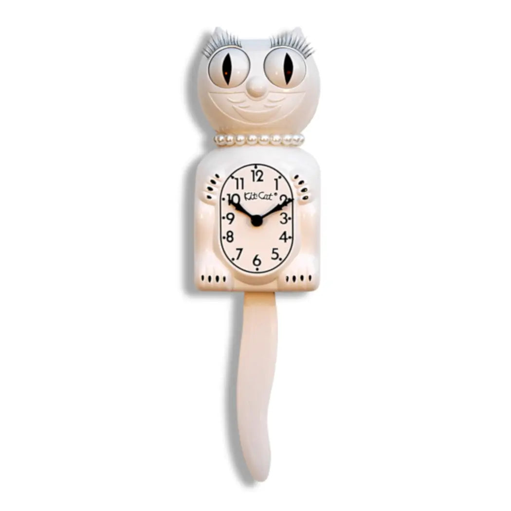 Original Kit Cat Klock White Lady Front