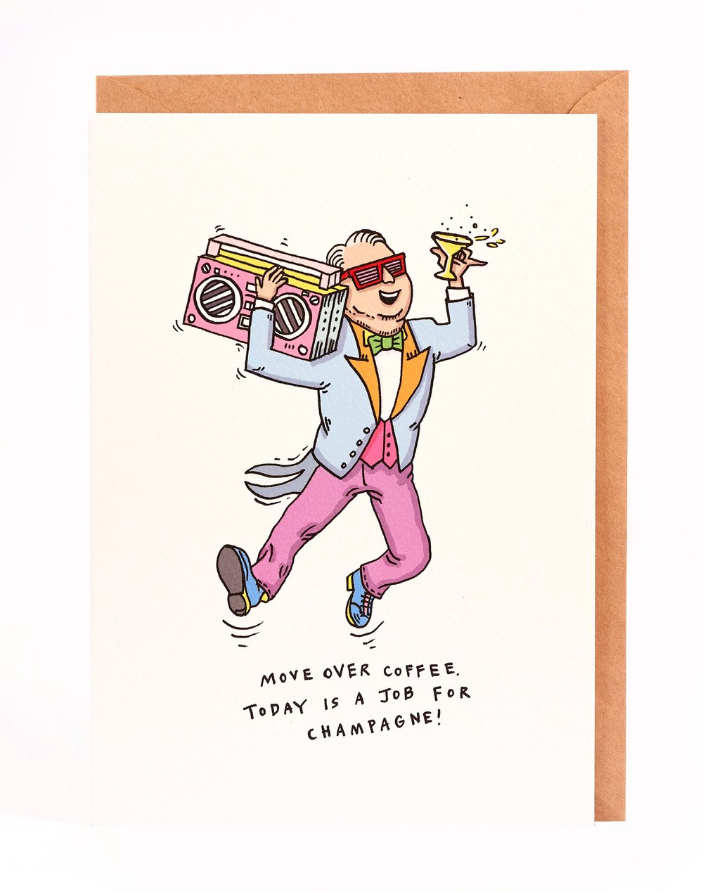 Wally Paper - Forget Coffee Greeting Card