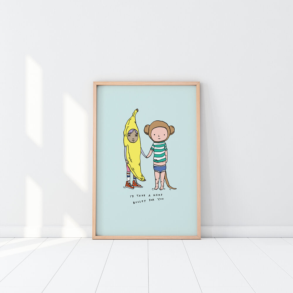 Nerf Bullet Art Print