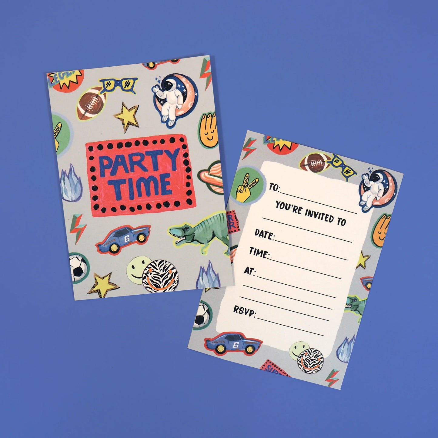 Retro Party Invitation