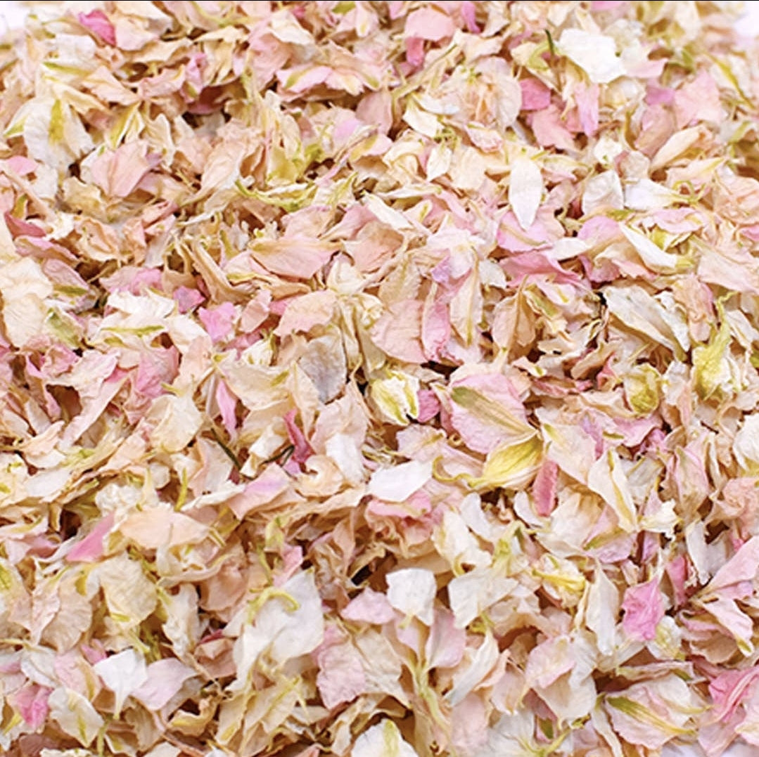 Blushing Flower Confetti Tube