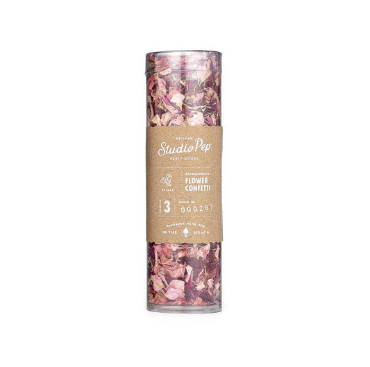 First Kiss Flower Confetti Tube