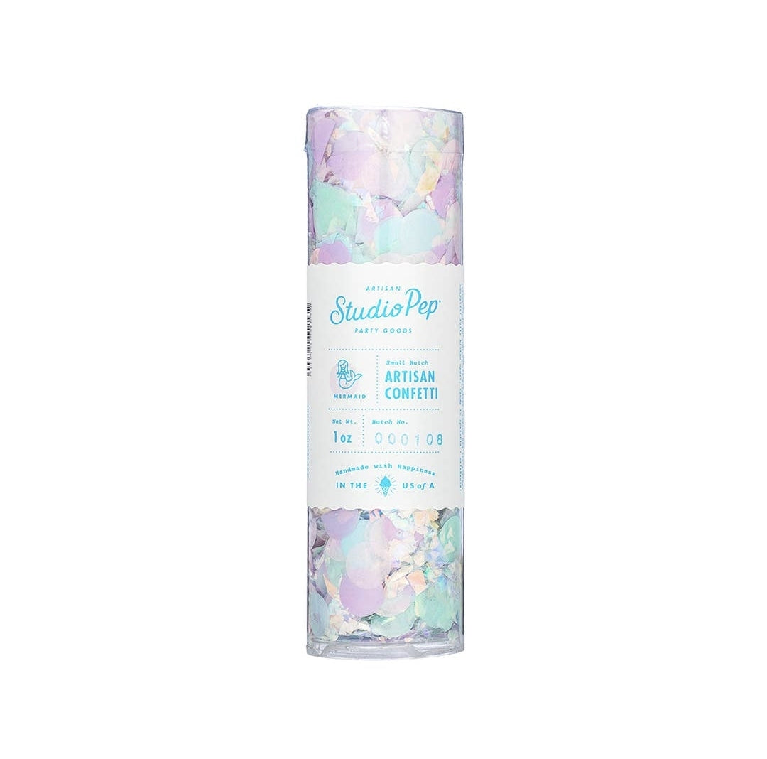 Mermaid Artisan Confetti Tube