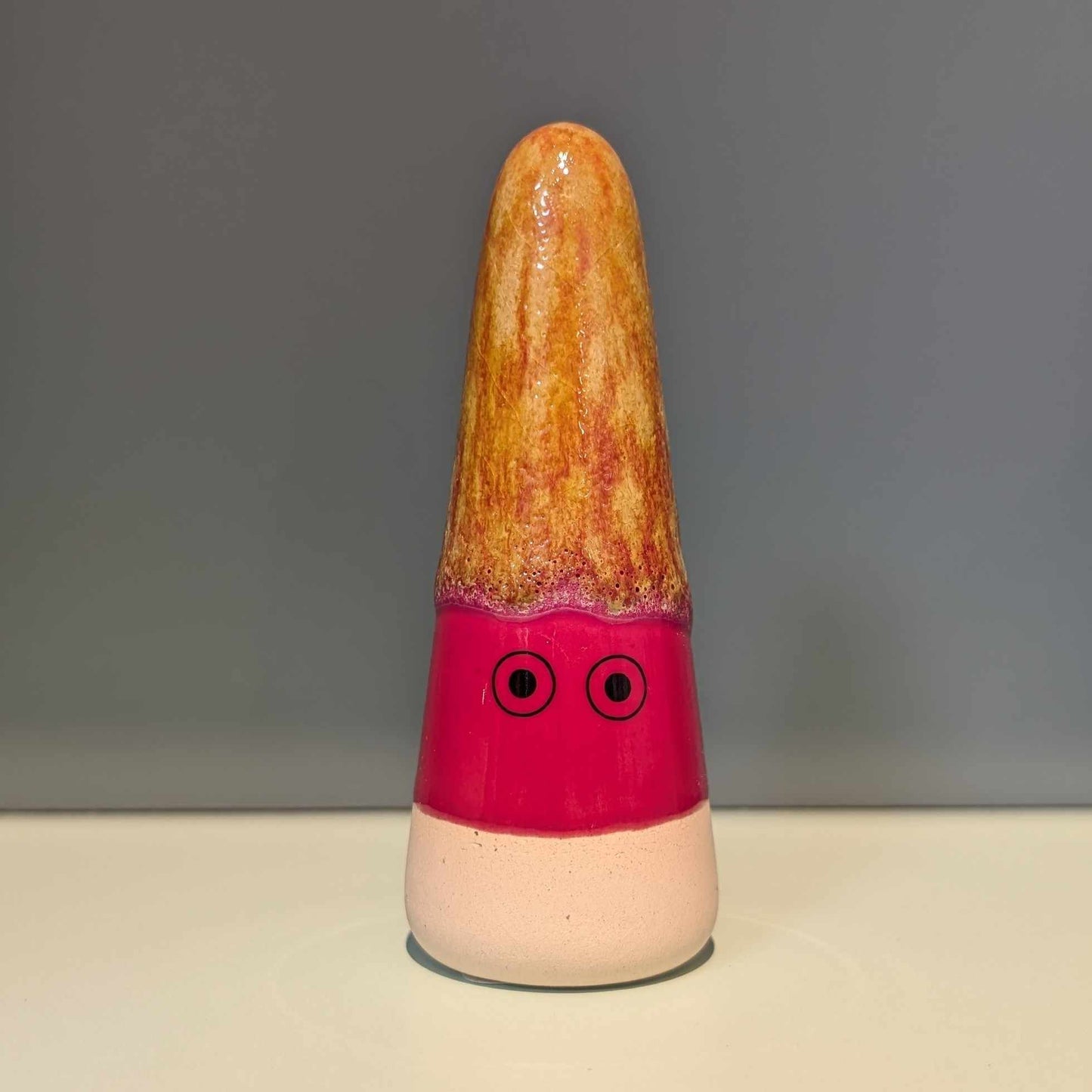 Studio Arhoj Ghost 9 Figurine Decorative Colour Red Chartreuse Talisman Ring Holder