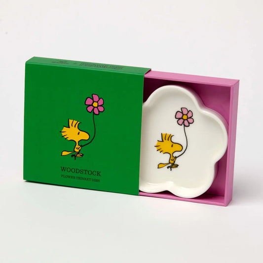 Peanuts Flower Trinket Dish Woodstock