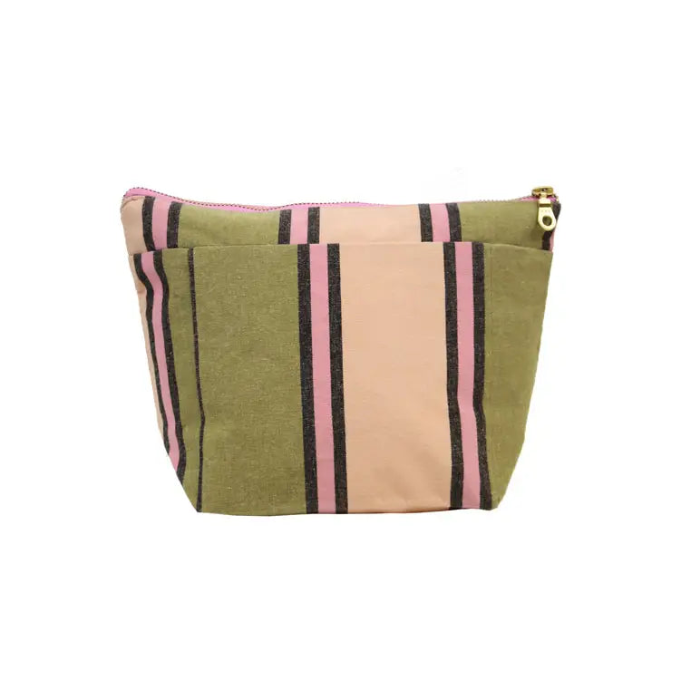 Carnival Stripe Cosmetic Case