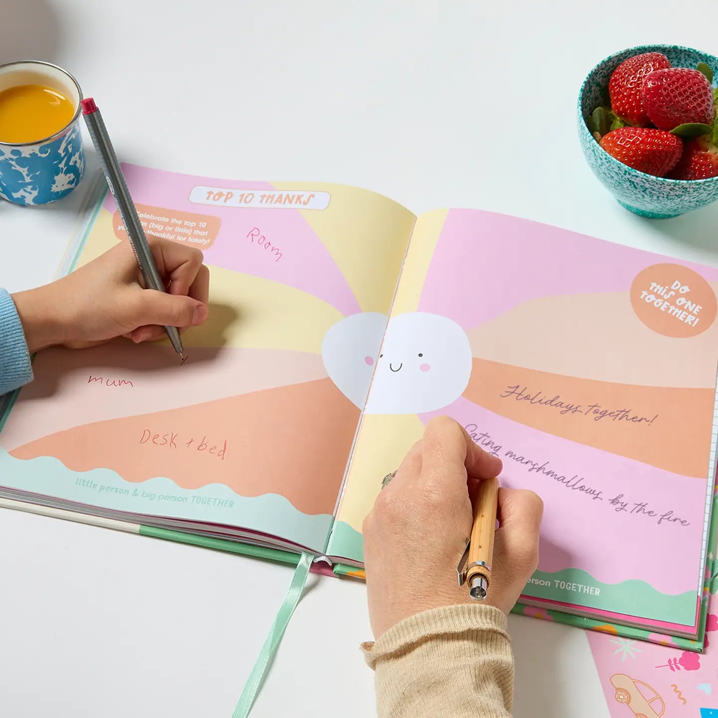 Kid And Adult Gratitude Journal