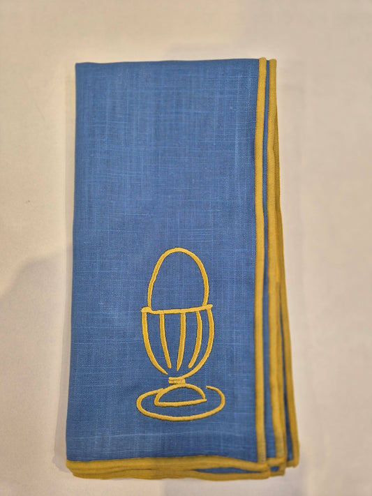 Linen Blend Napkins - Egg (set of 2)