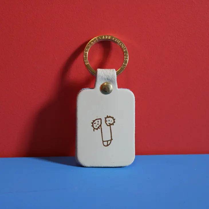 Willy Key Fob Cream