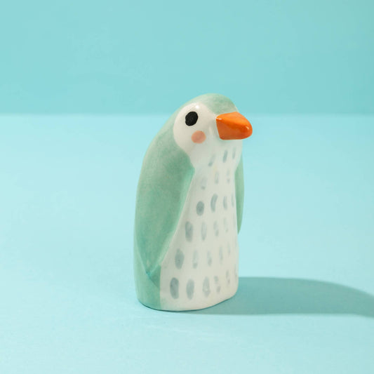 Mama Penguin Mint / Ceramic Piece