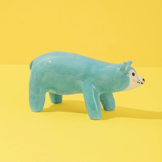 Blue Bear / Ceramic Piece