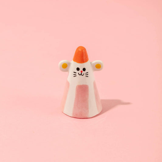Mouse Pink / Little Desk Companions Ceramic Pieces