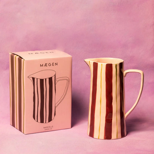 Pink/Burgundy Jug
