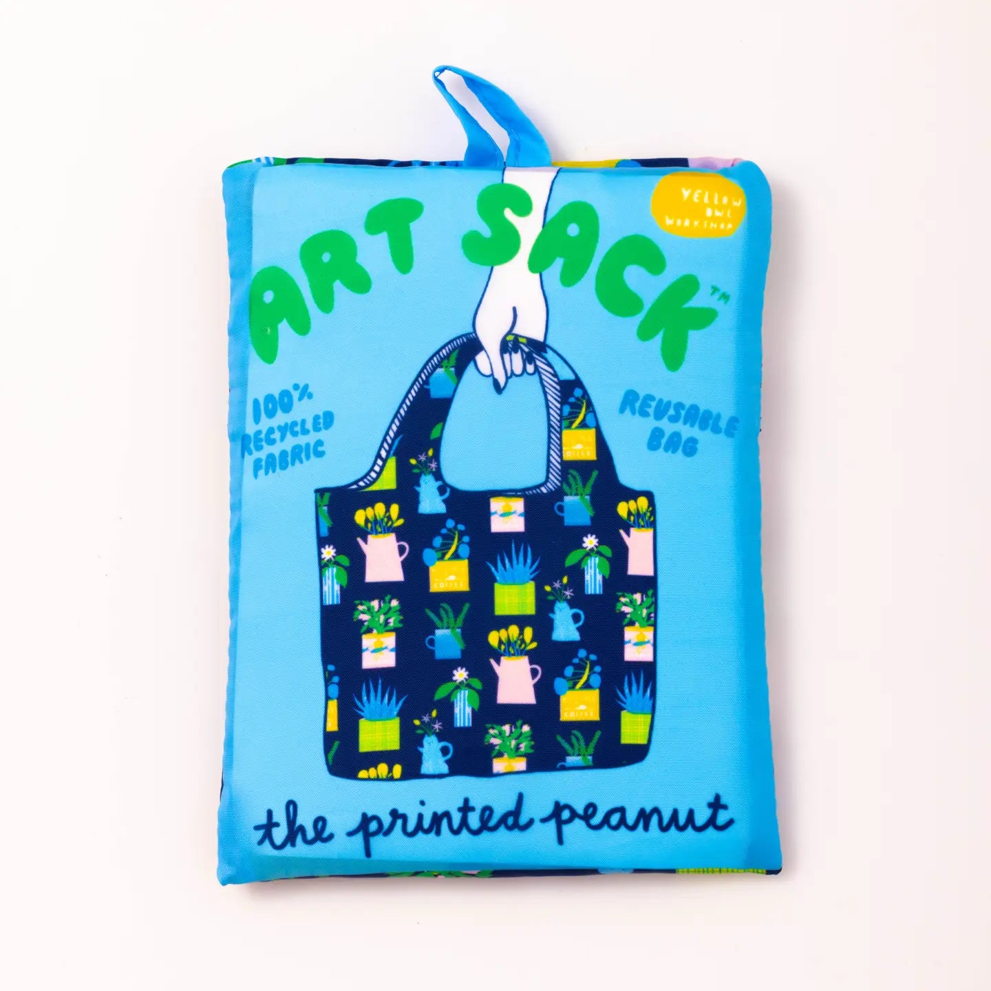 Houseplants Art Sack By the Printed Peanut - Reusable Tote