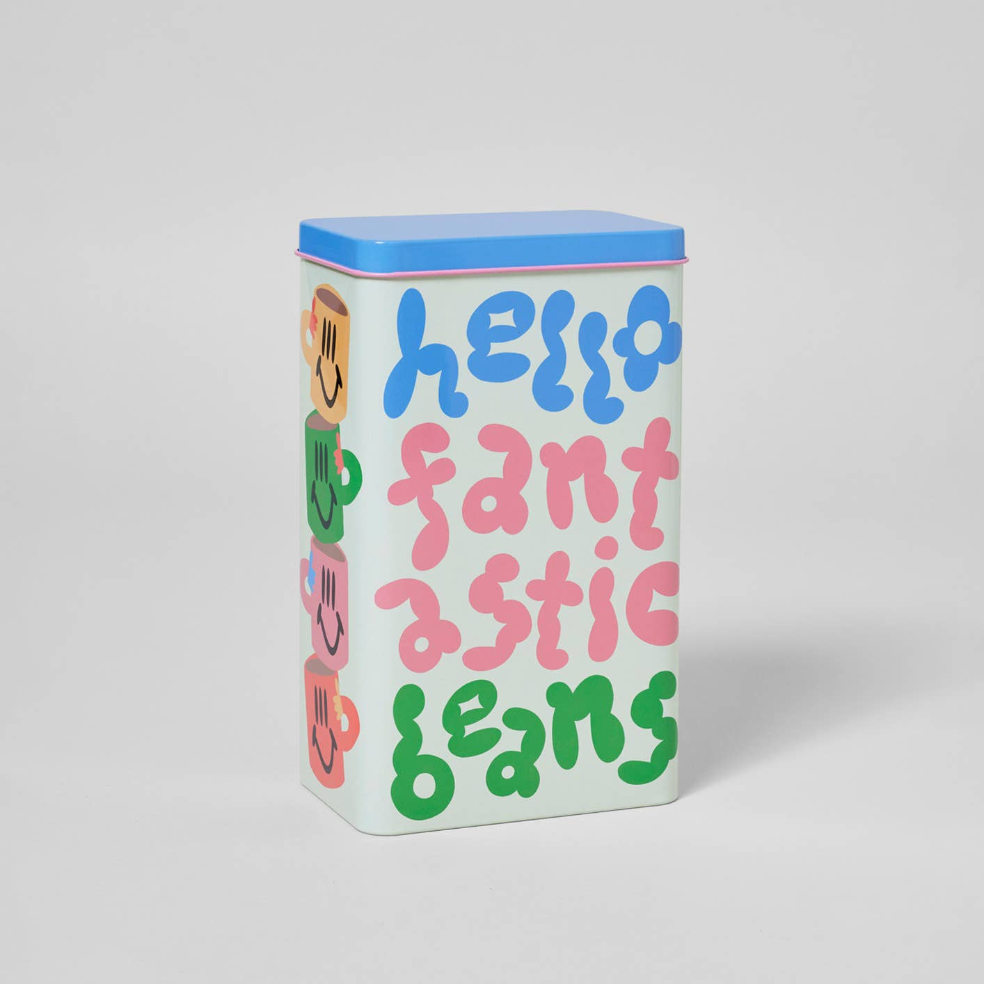 Happy Nice Brew Time Kitchen Storage Tin