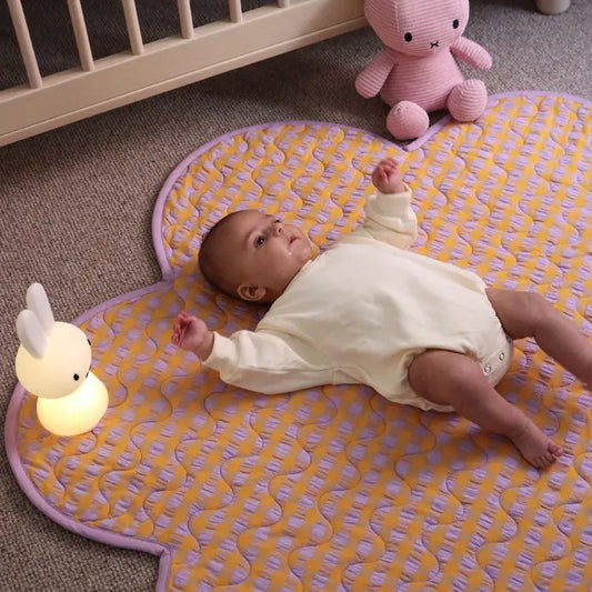 Kumquat Bloom Seersucker Playmat