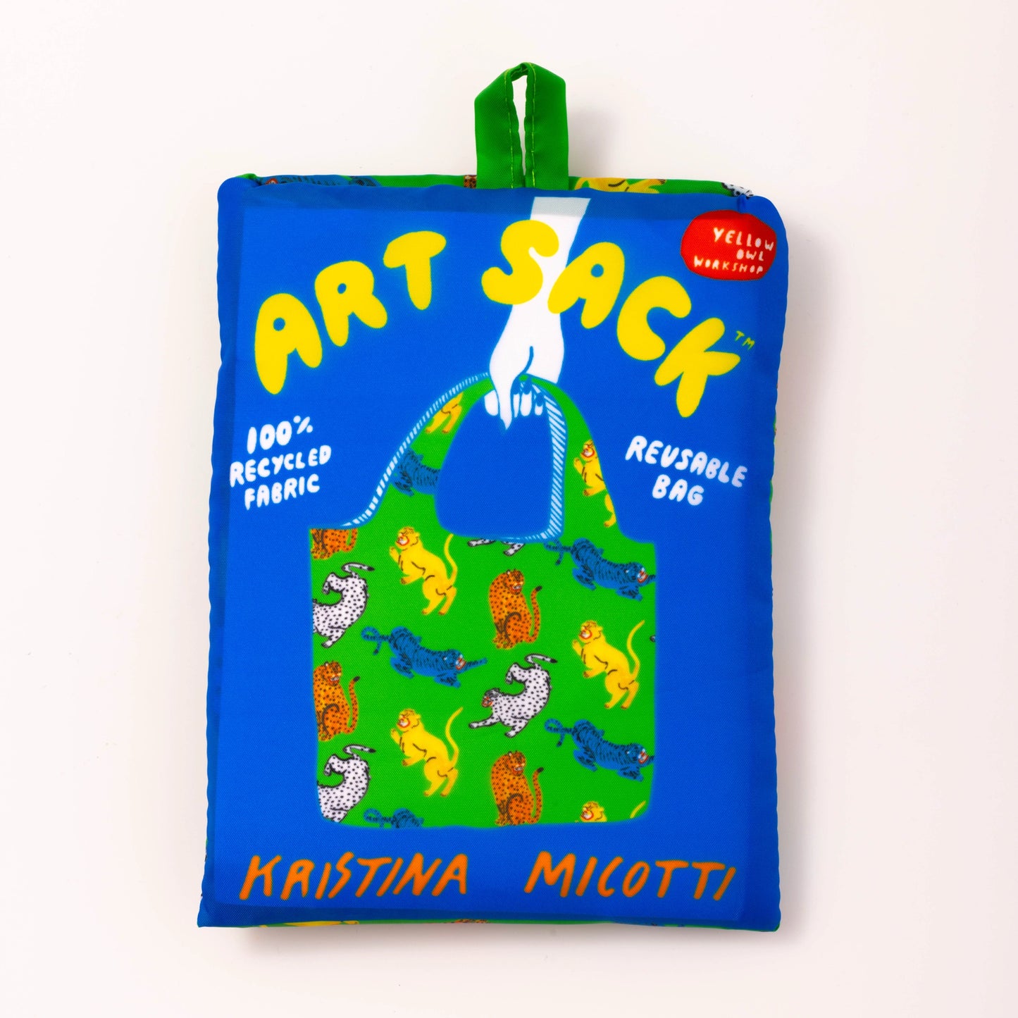 Wild Cats Art Sack By Kristina Micotti - Reusable Tote