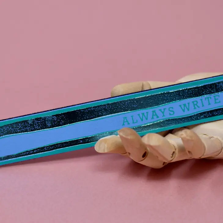 Always Write Pencil Bookmark Cornflower