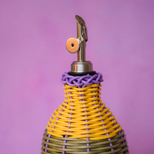 Oil Pourer - Yellow/Lilac
