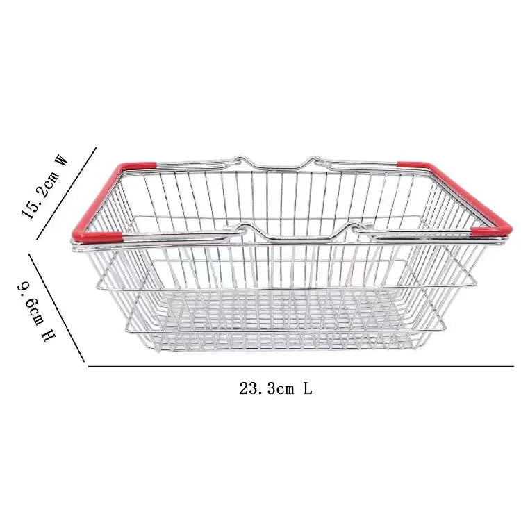 Shopping Basket Red Handle