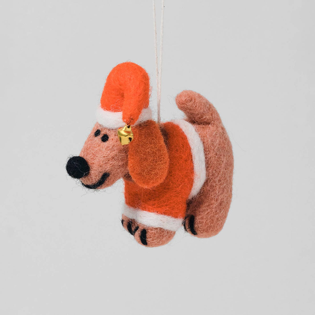 Jeff Dog Hanging Felt Ornament