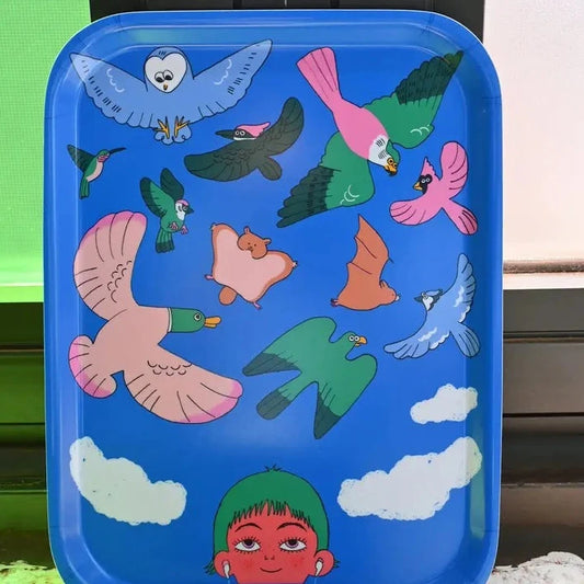 "My Eyes Are Up Here" Catch-All Tray