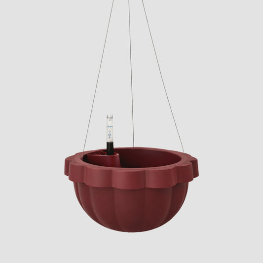 Poppy Self-Watering Hanging Planter - Rhubarb