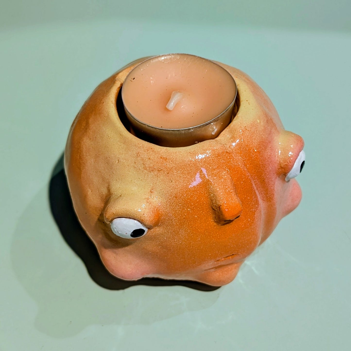 Fruit Candle Holder - Peach 2