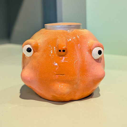 Fruit Candle Holder - Peach 2