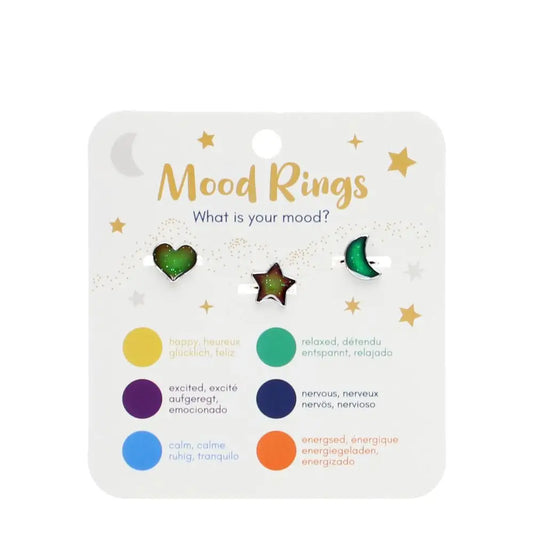 Rex London Glitter Rings/3 - Mood Rings