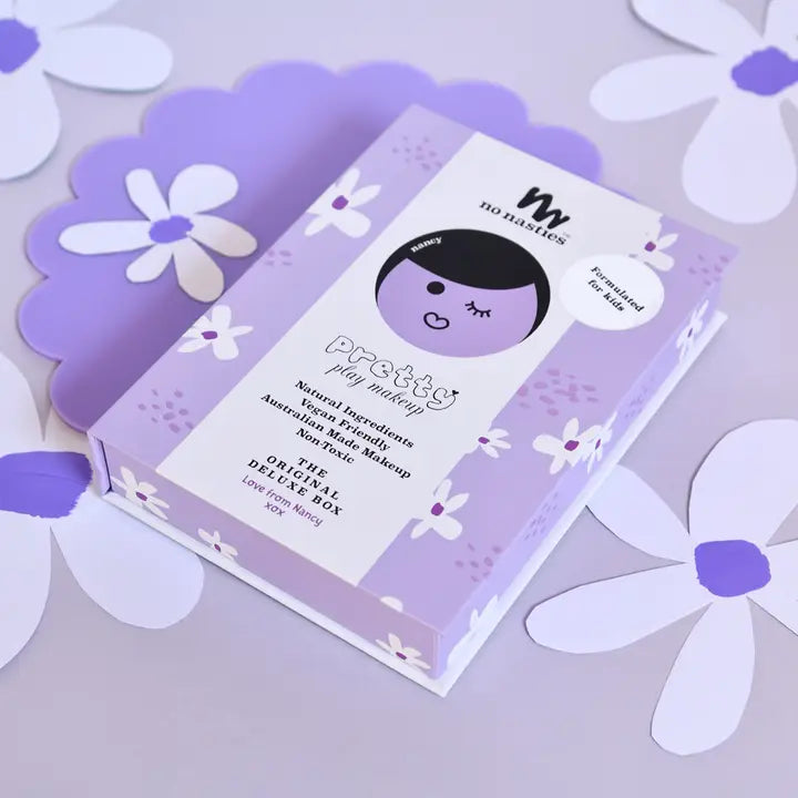 Nala Kids Natural Pressed Powder Purple Makeup Palette Kit