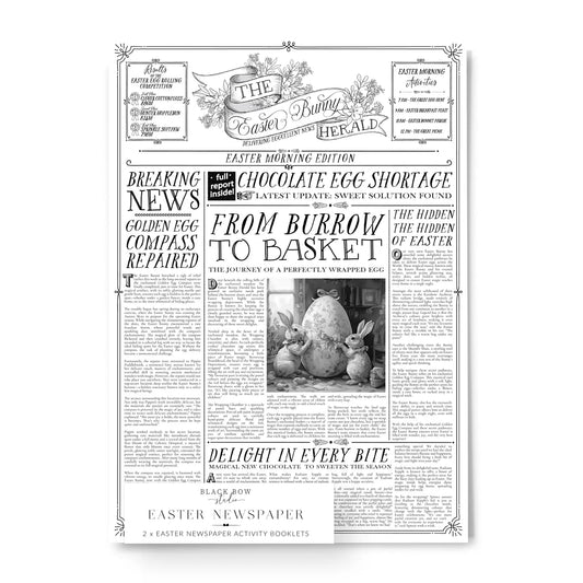 Easter Newspaper Activity Booklet - Set of 2 Booklets