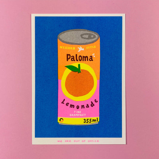 Paloma Lemonade Risograph