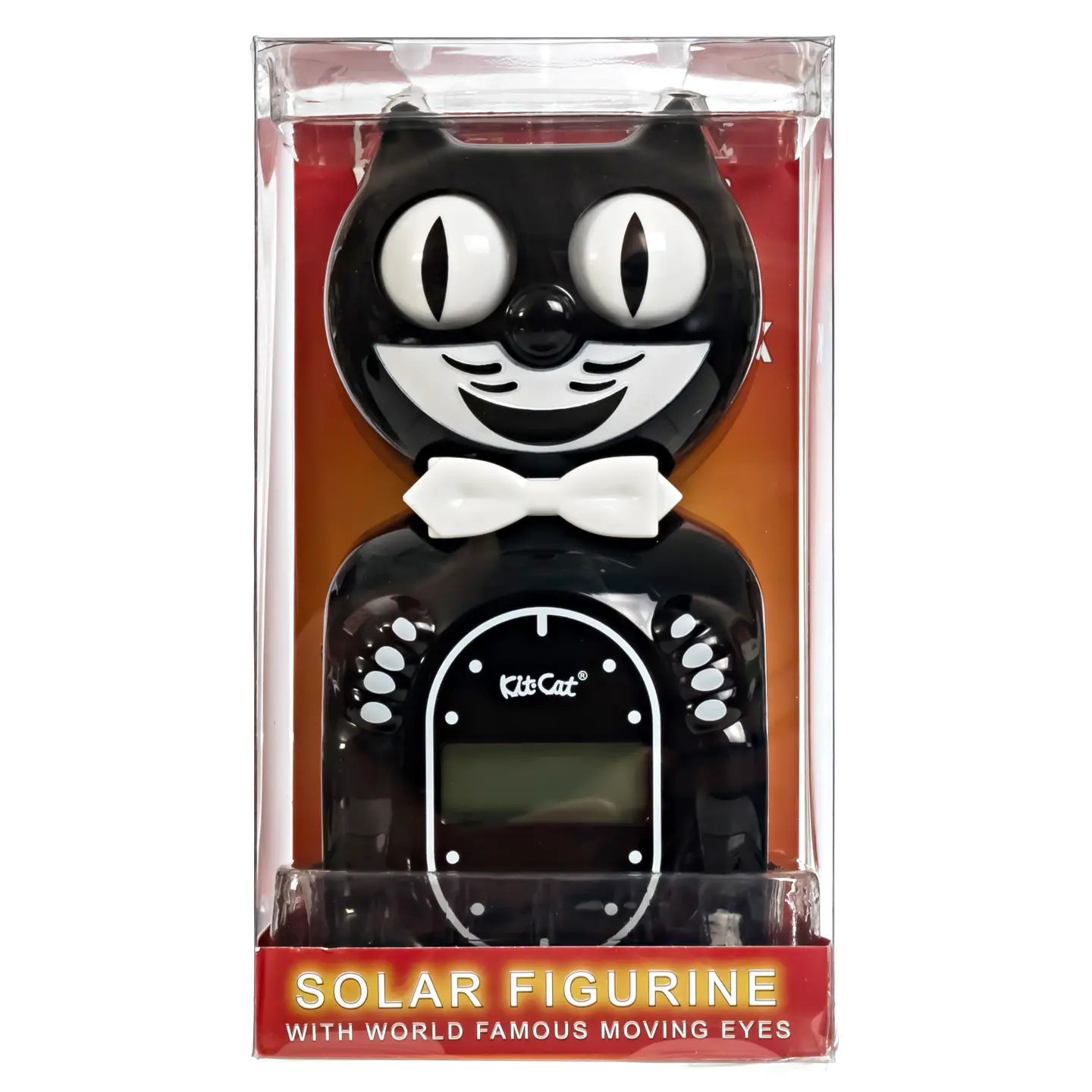 Solar Kit-Cat Digital Alarm Klock - Classic Black