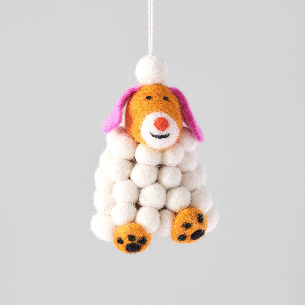 Minu, Dog Hanging Felt Ornament