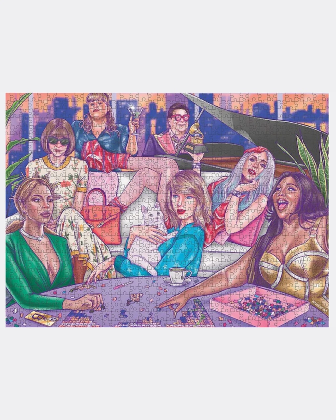 1000 PIECE PUZZLE - A NIGHT IN