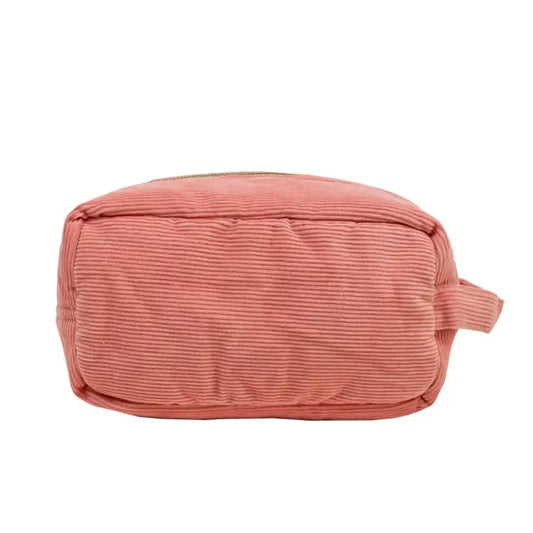 Corduroy Dopp Kit in Peach