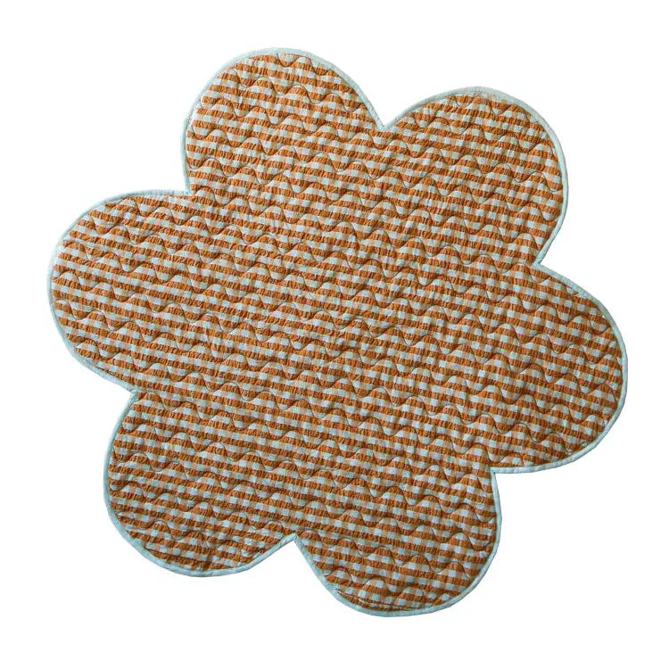 Honey Blue Seersucker Playmat