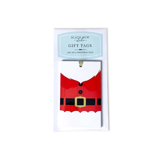 Santa Coat Christmas Gift Tags 8