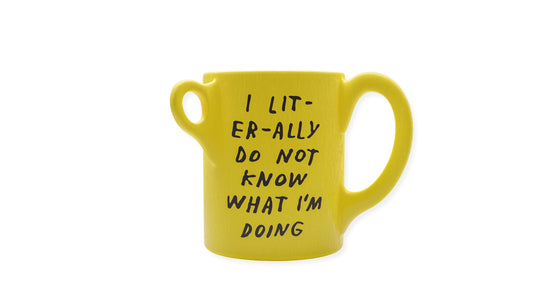 I Literally Do Not Know Mug x Adam JK
