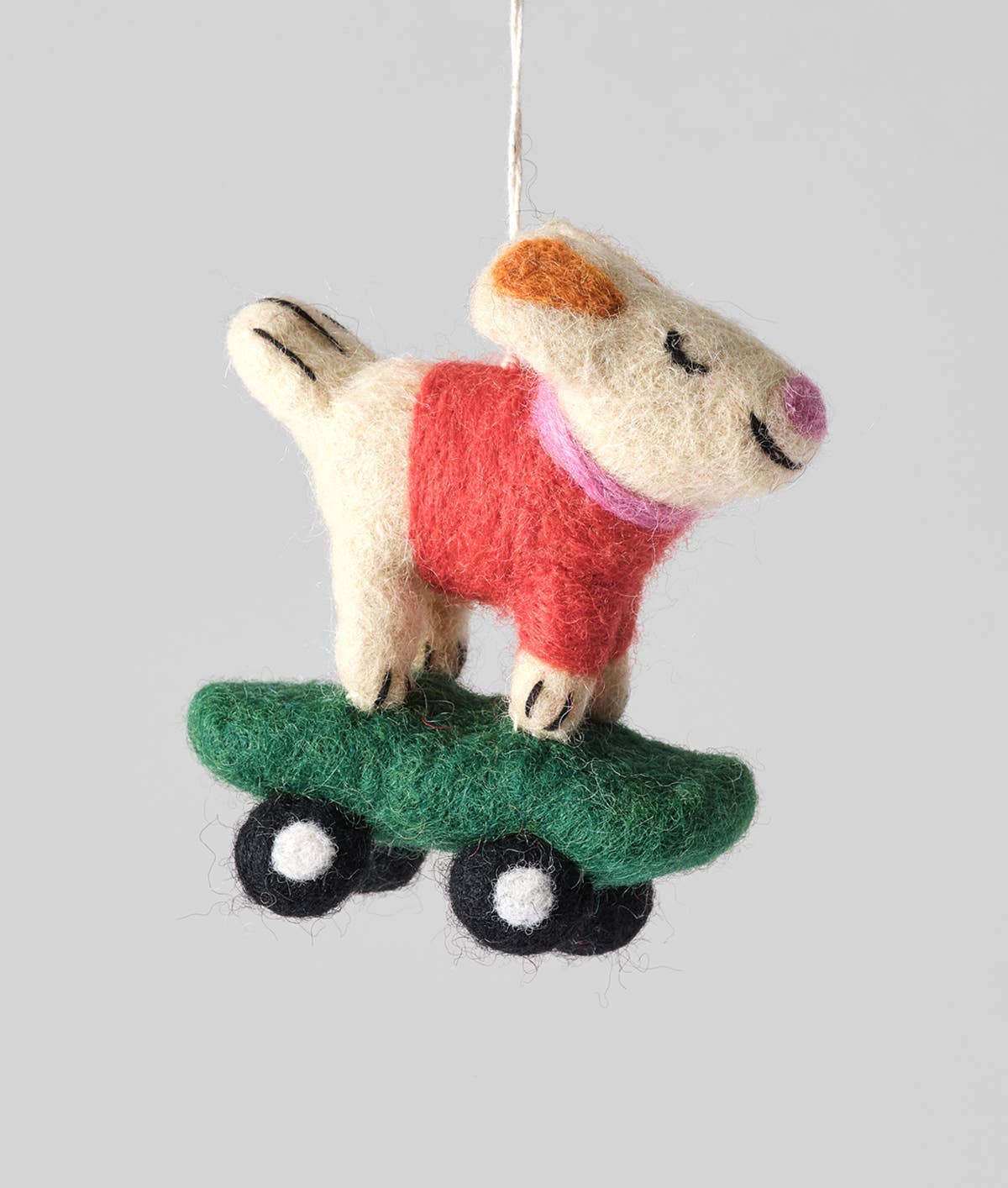 Bert Hanging Dog Felt Ornament