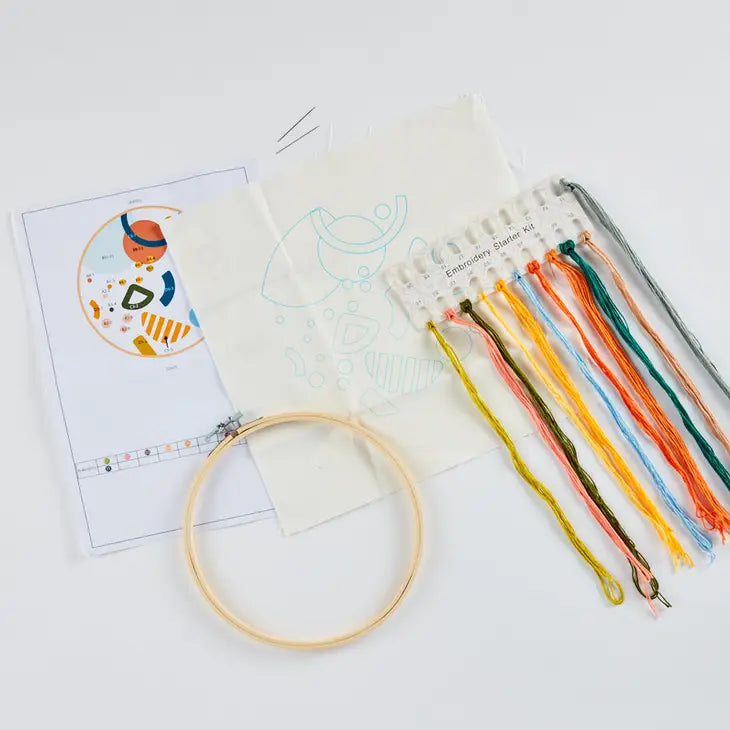 Embroidery Kit - Shapes