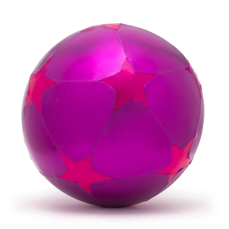Purple Balloon - 30cm PINK STARS