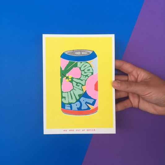 Jungle Soda IPA Risograph