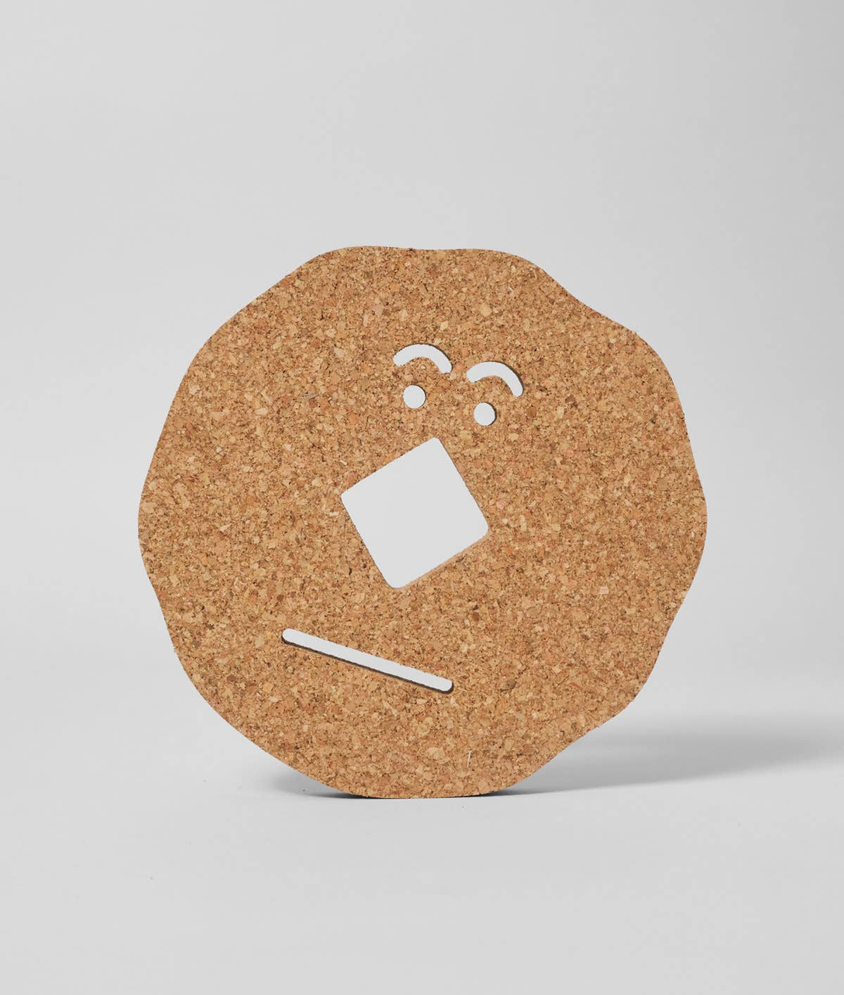 8.3" Round Face Cork Trivet