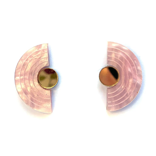 Grace Acrylic Art Deco Dangle Earrings