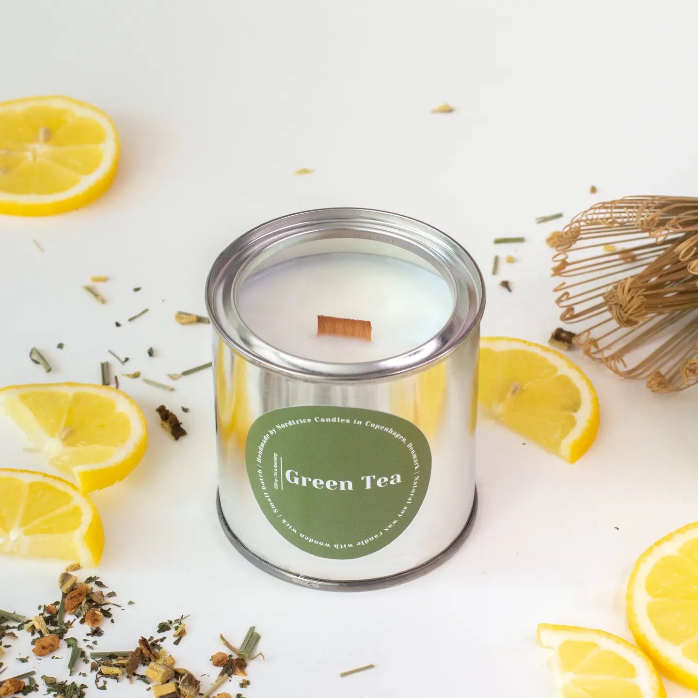 Scented Soy Candle - Green Tea 220g