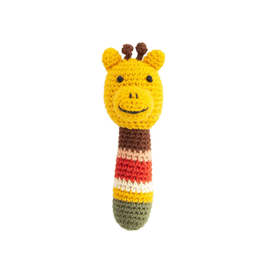 Crochet Rattle Giraffe