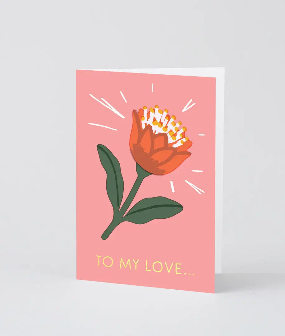 WRAP - ‘To My Love’ Greeting Card